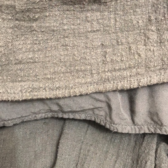 Olivaceous Ruffle Short Sleeve Textured Tiered Dress - Picture 6 of 8